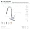 Gourmetier LS8680CTL Continental Single-Handle Pull-Down Kitchen Faucet, Matte Blk LS8680CTL - alternate 2